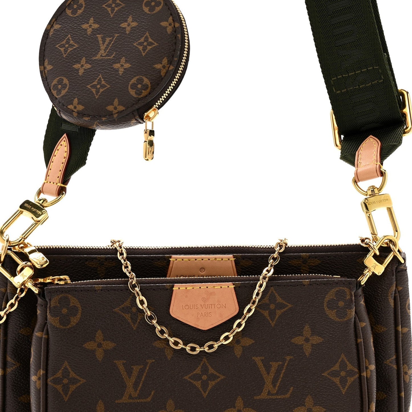 Monogram Multi Pochette Accessories Kaki