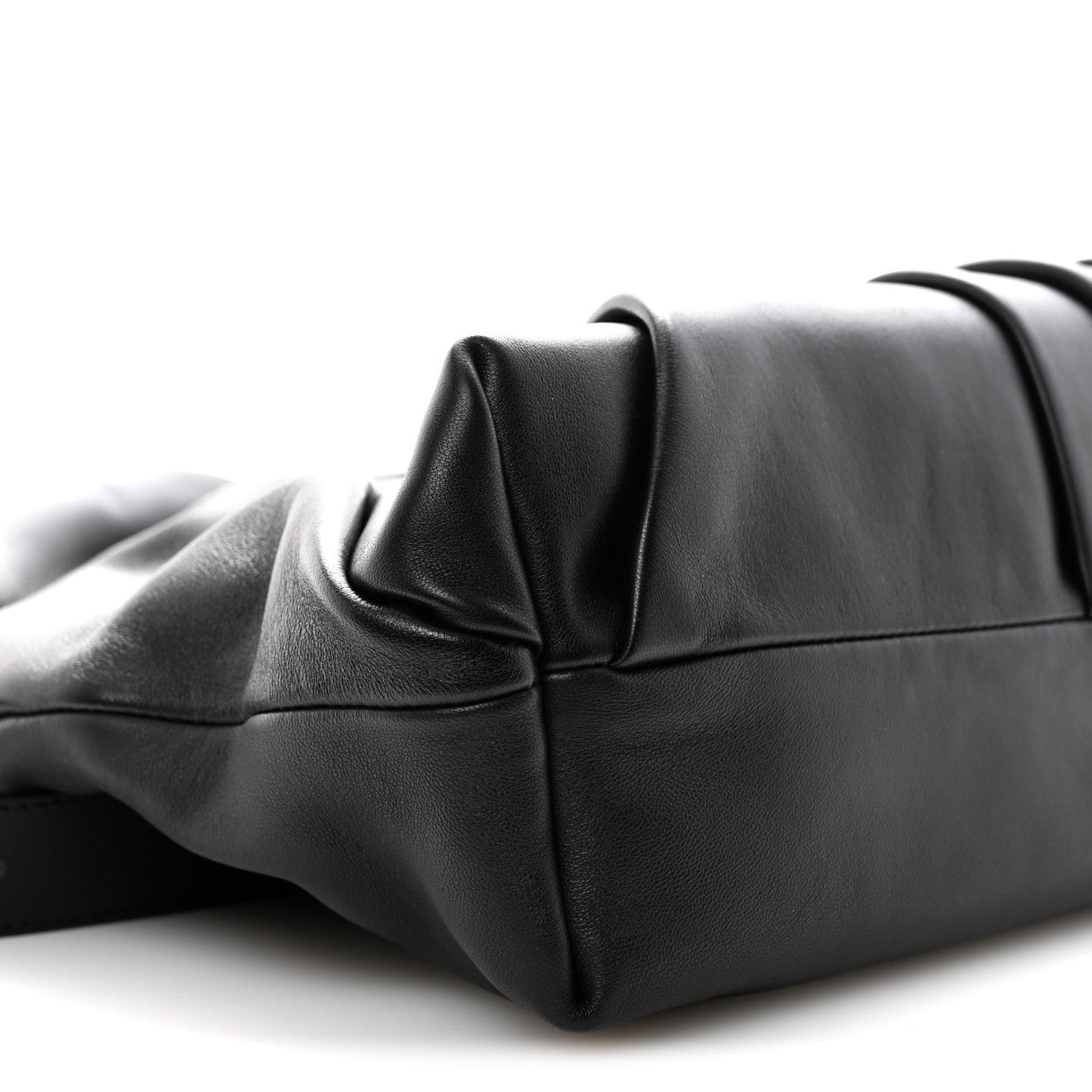 Mellow Nappa Draped Tote Black