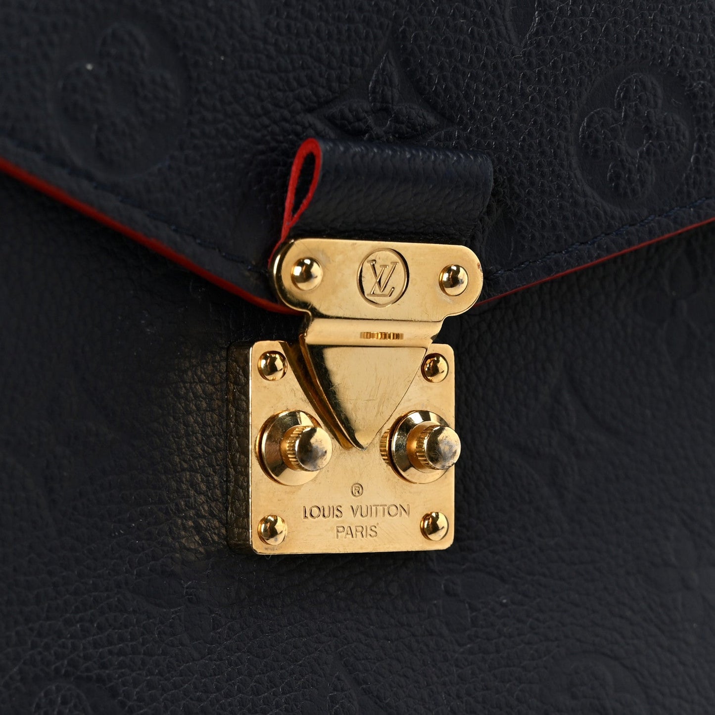 Empreinte Pochette Metis Marine Rouge