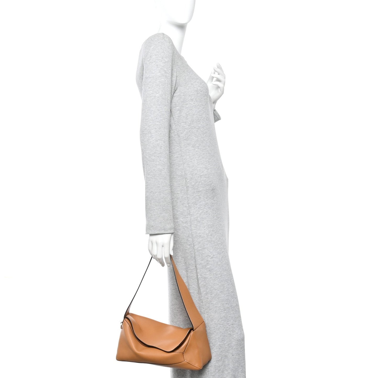 Calfskin Puzzle Hobo Warm Dessert