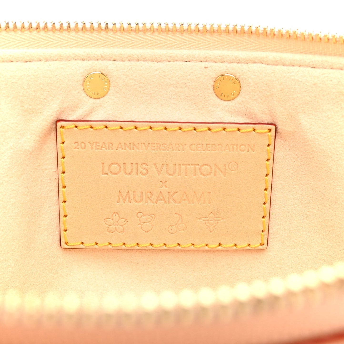 LV X TM Monogram Multicolor Pochette Accessories White