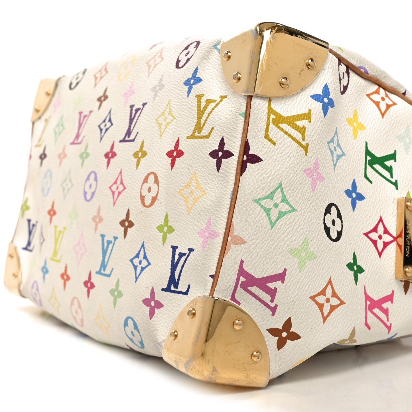 Monogram Multicolor Speedy 30 White