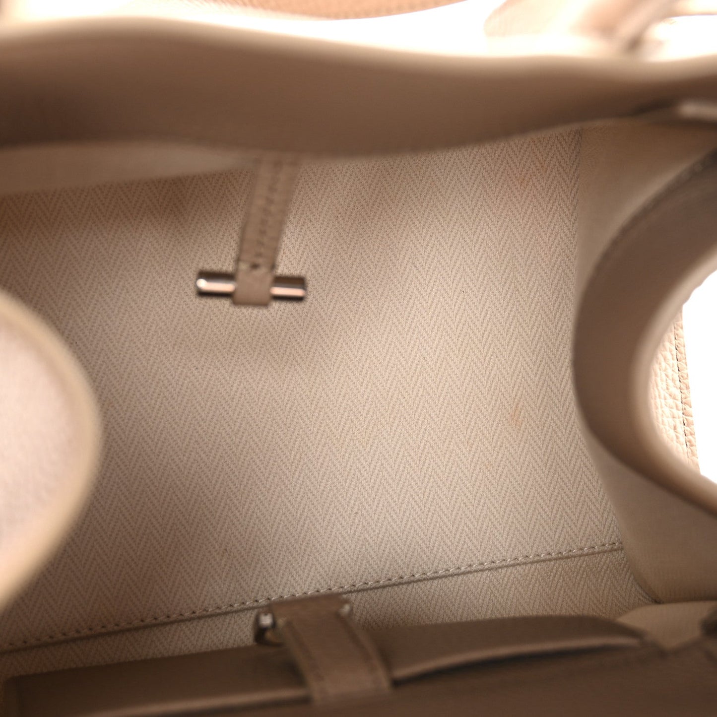 Grained Calfskin Soft Margaux 10 Bag Dark Taupe