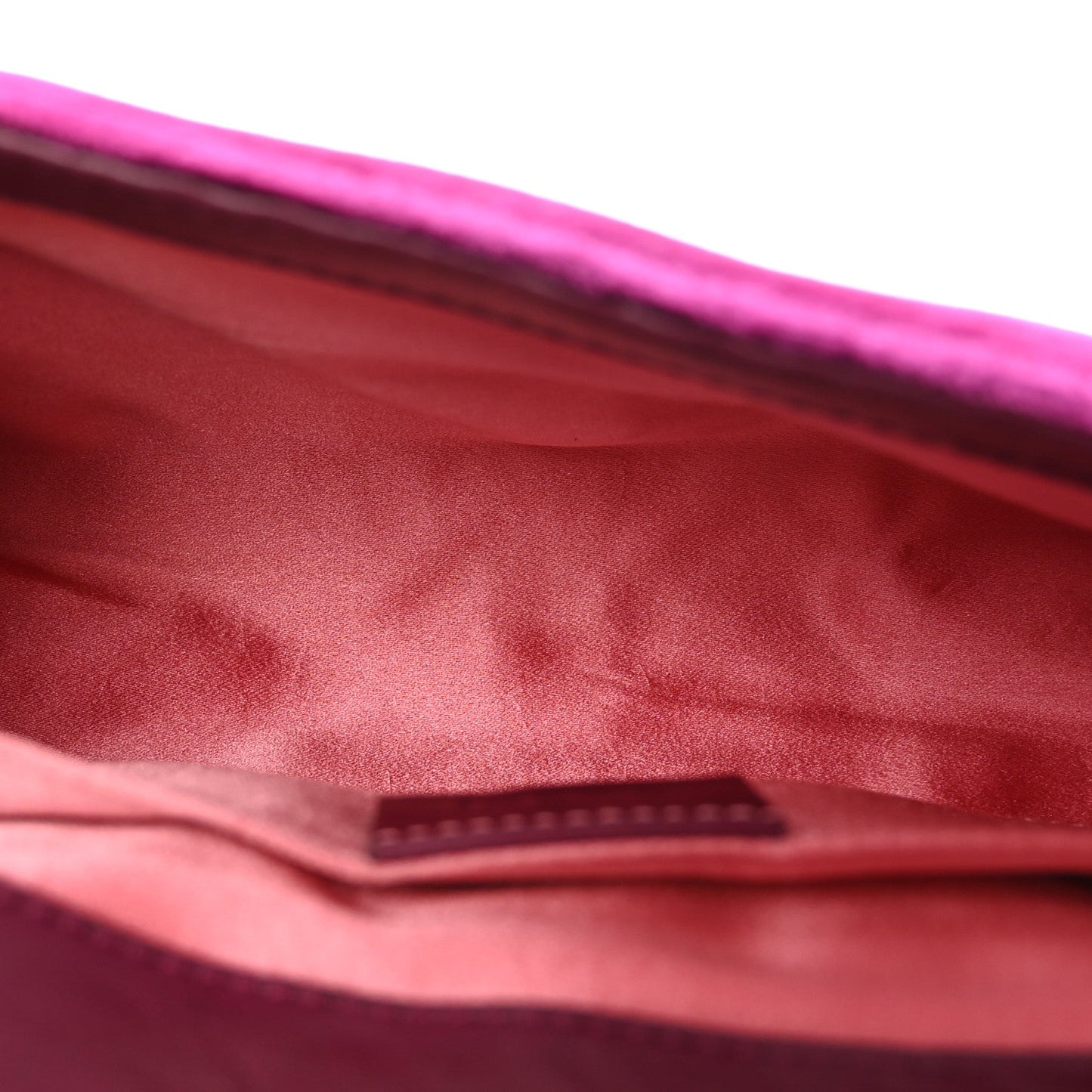 Velvet Matelasse Mini GG Marmont Shoulder Bag Fuchsia Violet Cyclamen