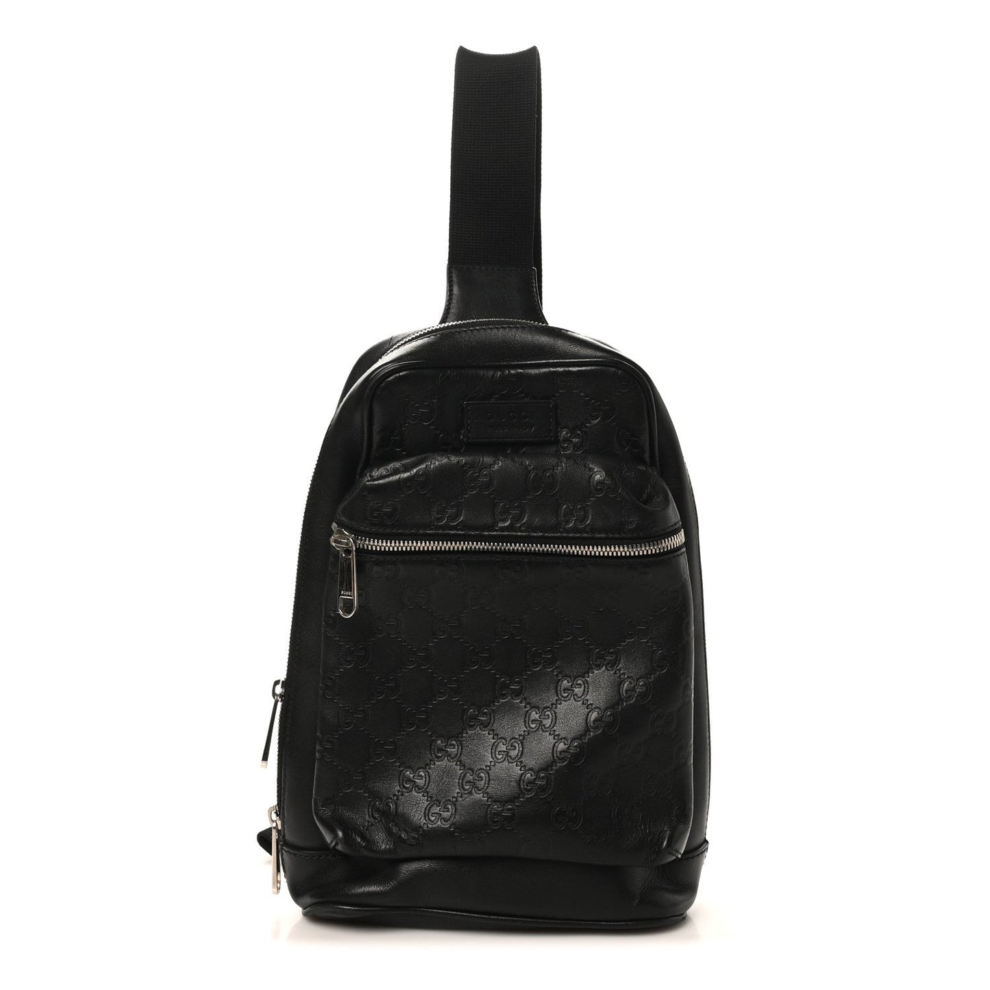 Guccissima Sling Backpack Black