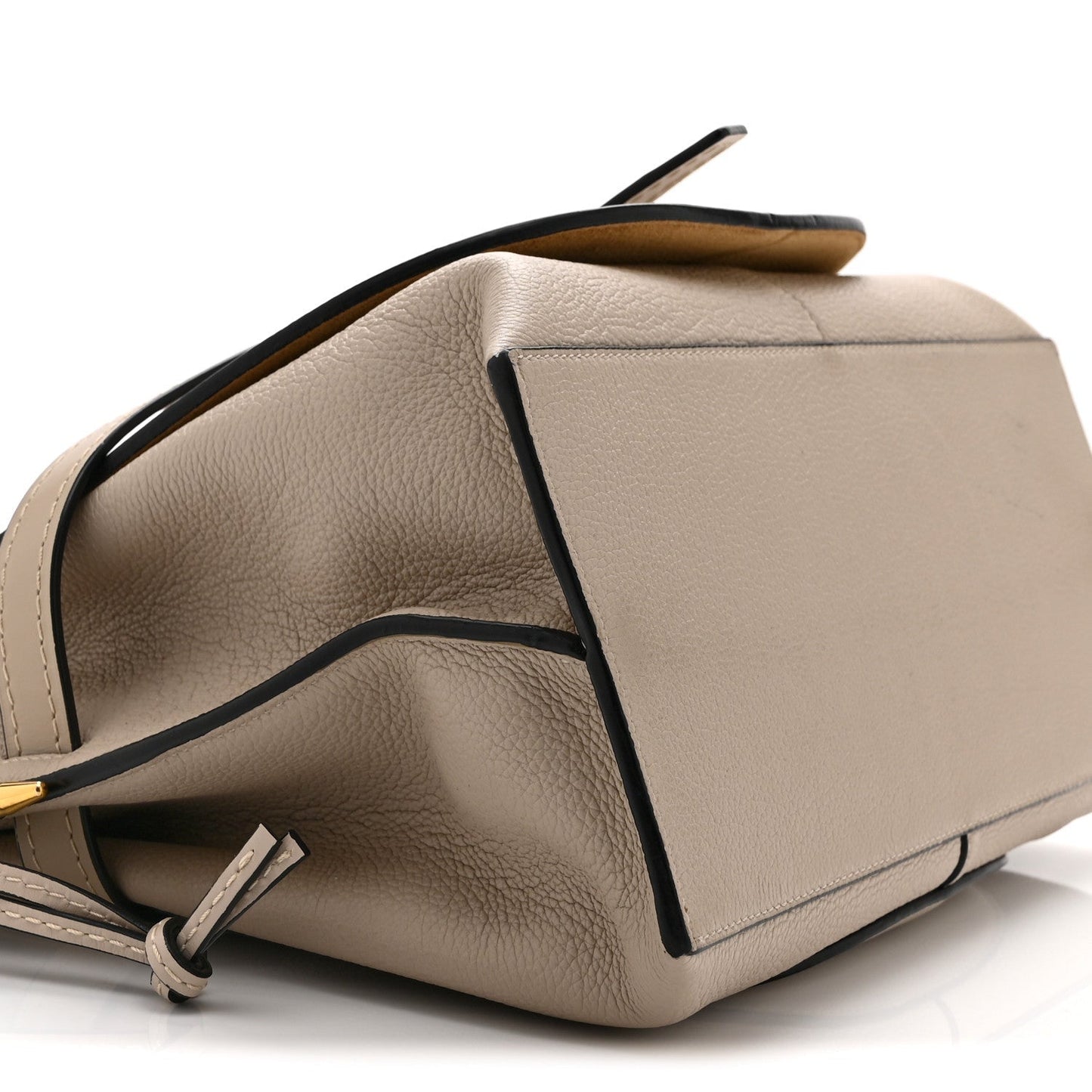 Calfskin Mini Gate Tote Light Oat