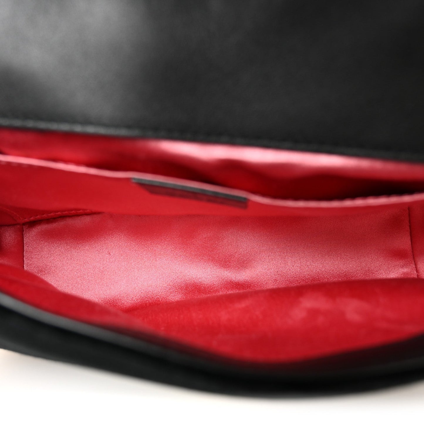 Velvet Matelasse Mini GG Marmont Shoulder Bag Black