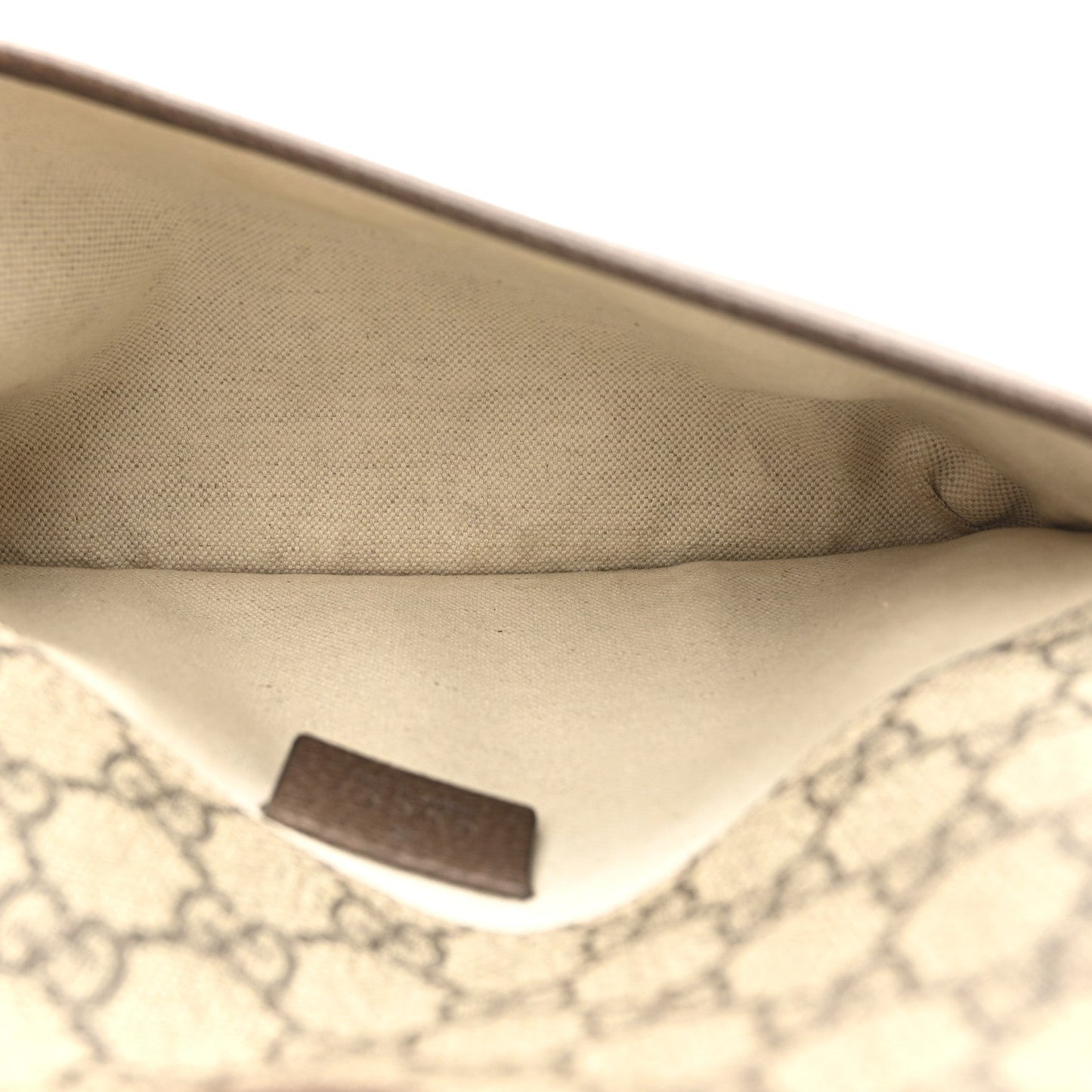 GG Supreme Monogram Neo Vintage Web Belt Bag Brown