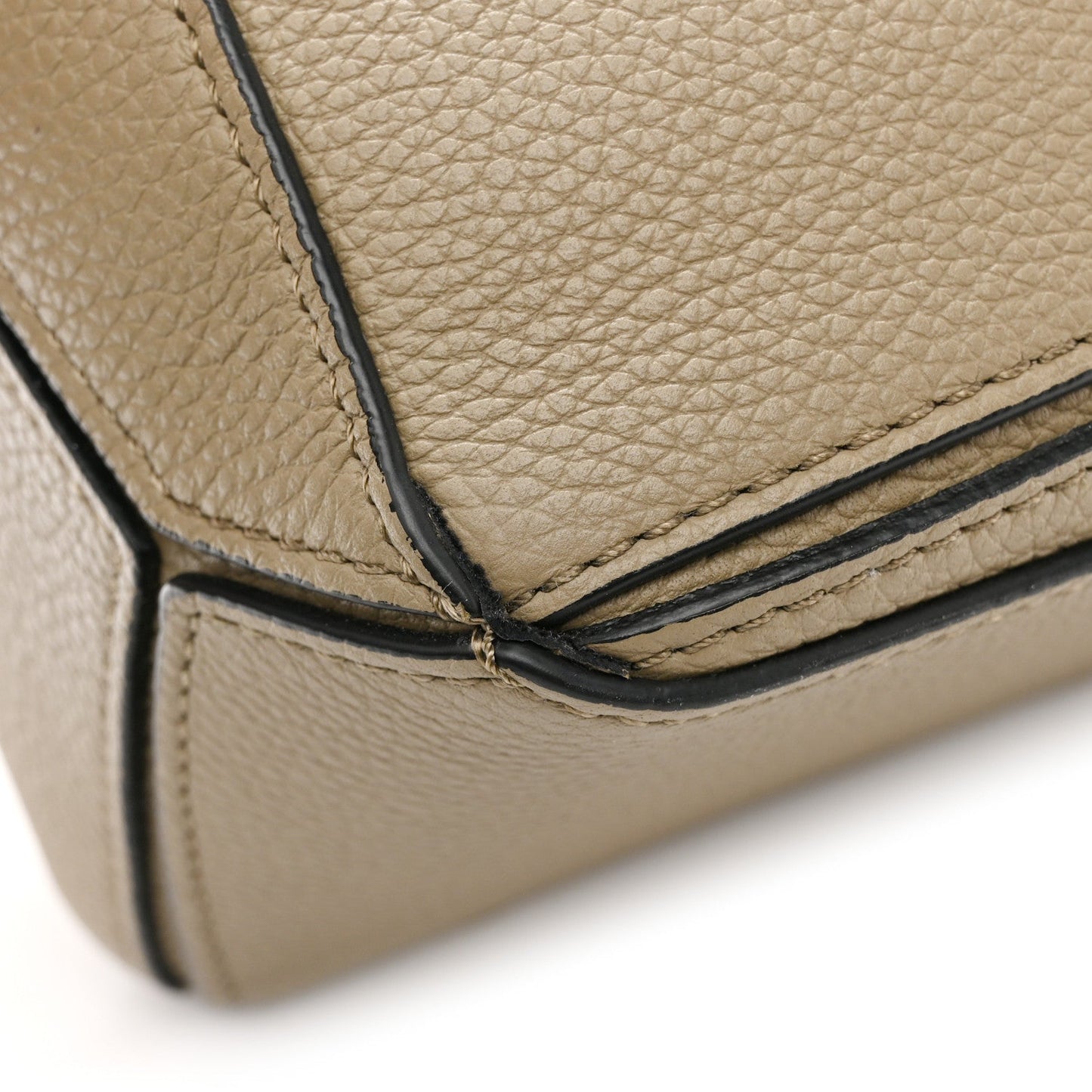 Calfskin Small Puzzle Bag Artichoke Green