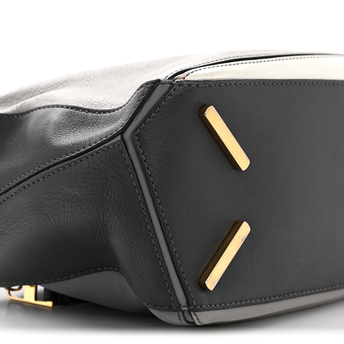 Calfskin Small Puzzle Bag Grey Multitone