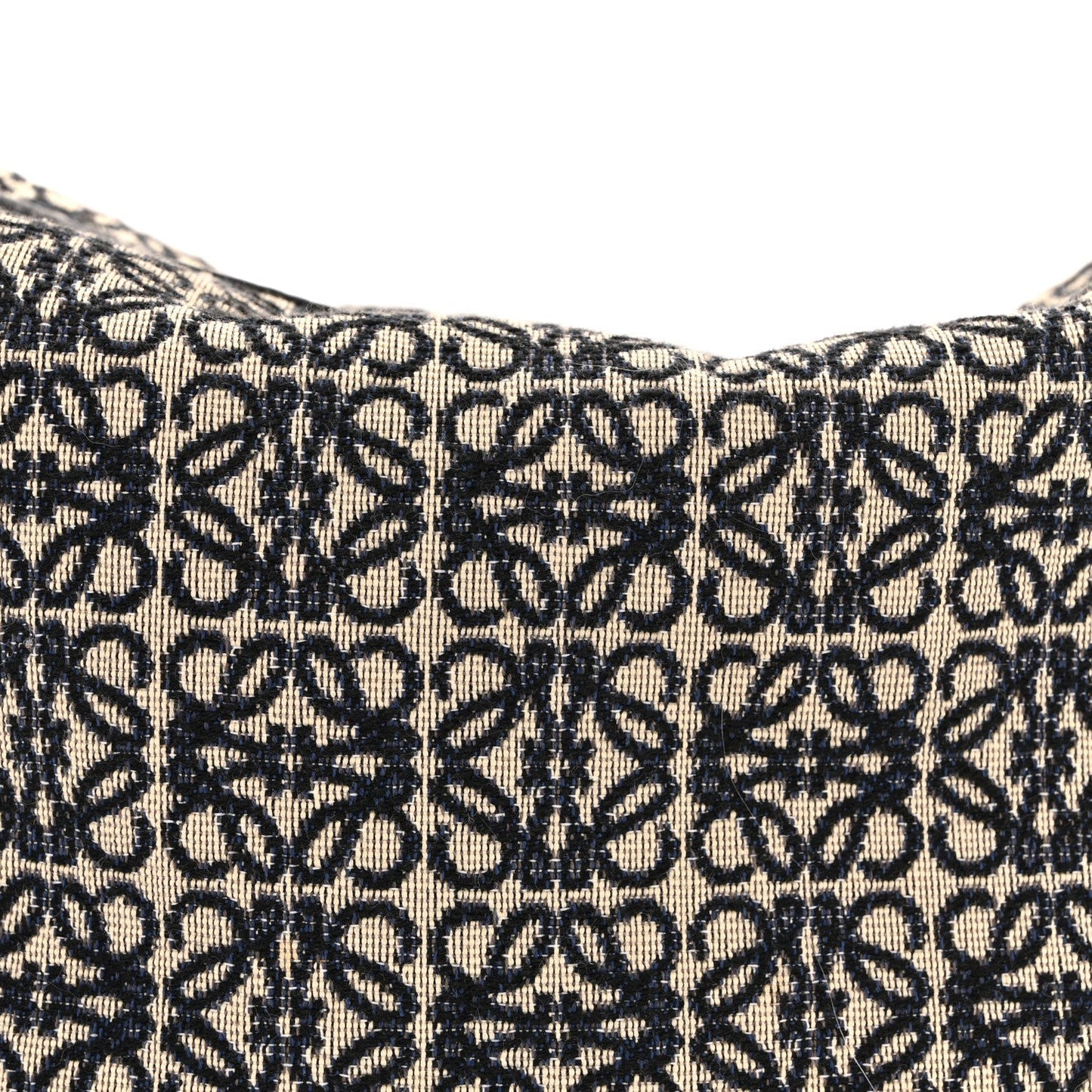 Jacquard Anagram Calfskin Small Cubi Bag Navy Black