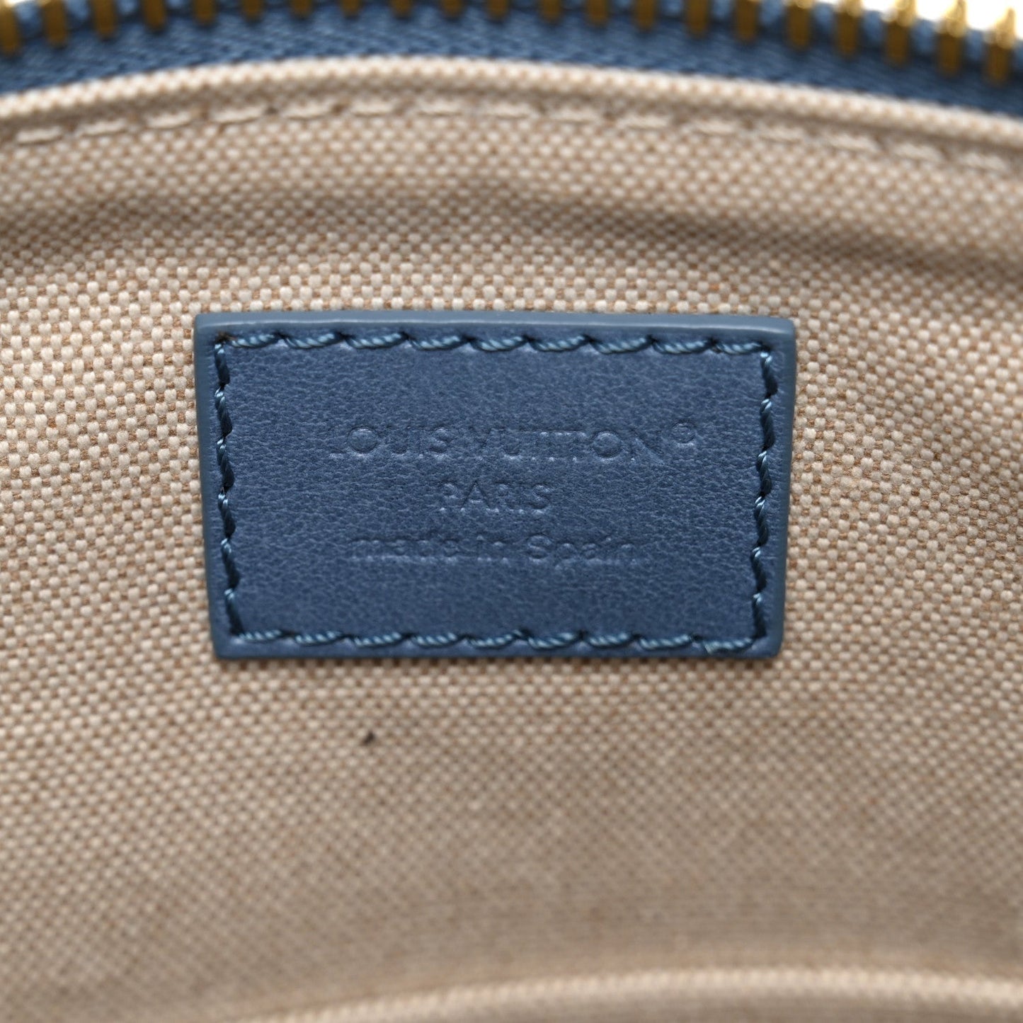 Damier Denim 3D Speedy Bandouliere 30 Denim Blue