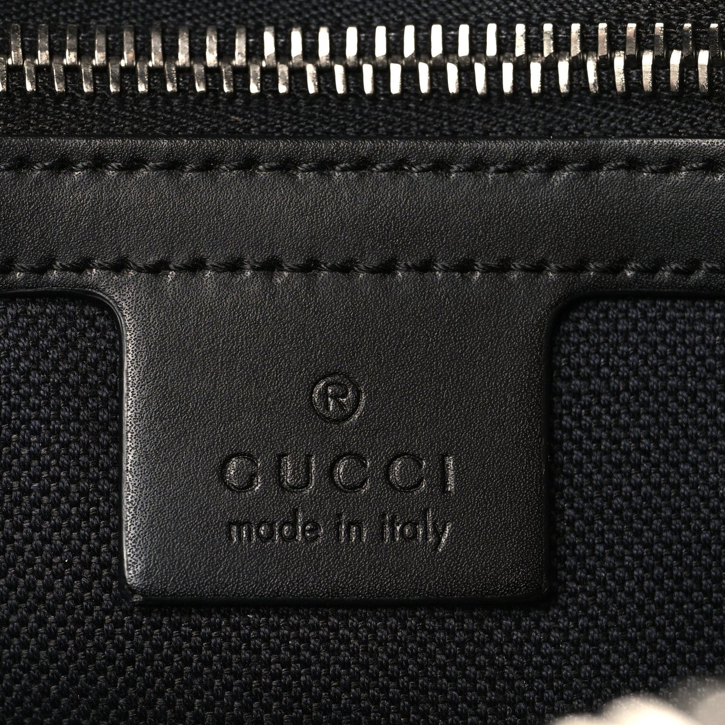 Soft GG Supreme Monogram Web Belt Bag Black Grey