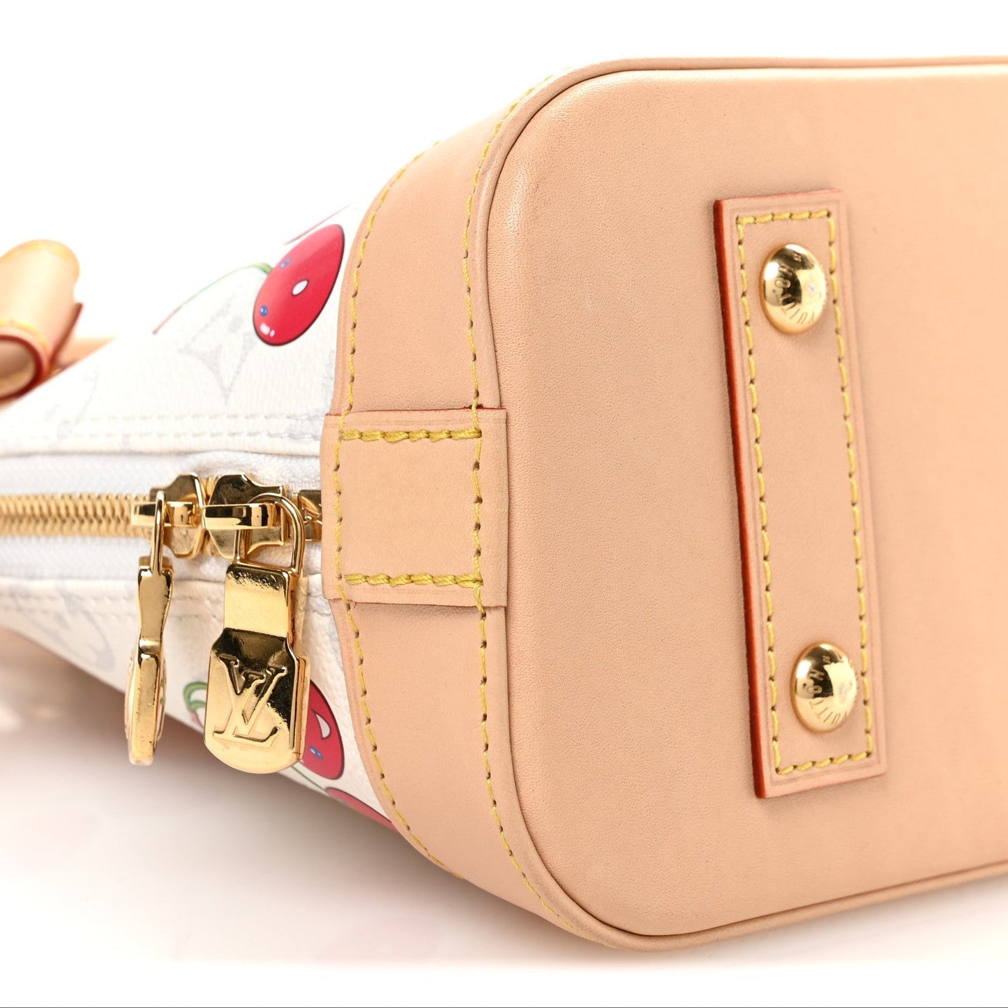 LV X TM Monogram Cerises Alma BB White