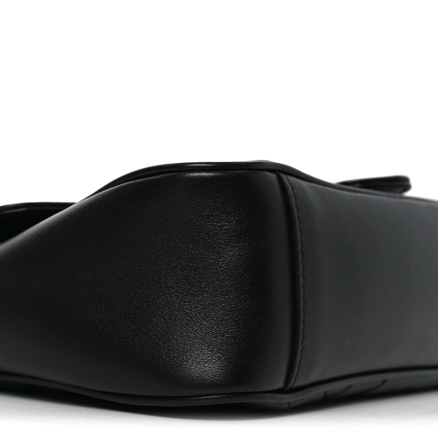 Calfskin Matelasse Small GG Marmont Shoulder Bag Black