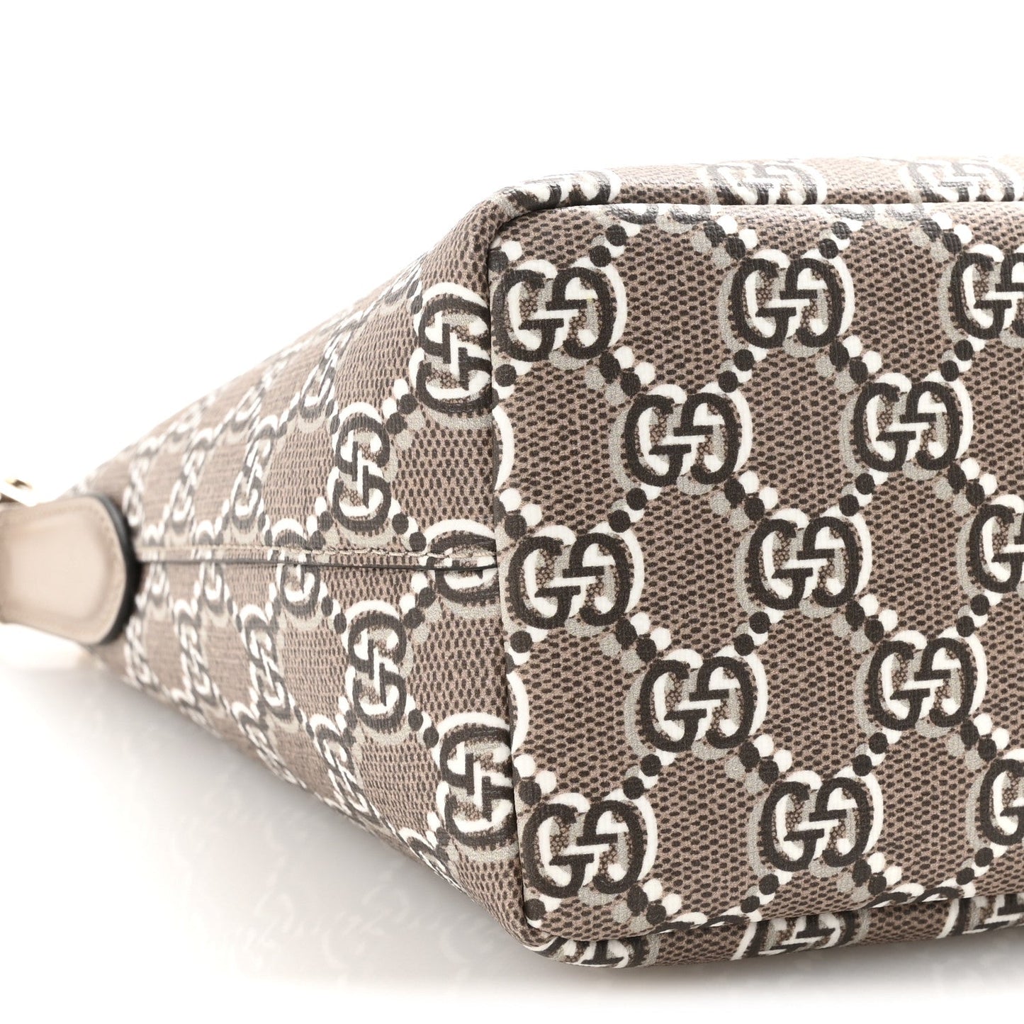 GG Shadow Monogram Super Mini Ophidia Shoulder Bag Taupe