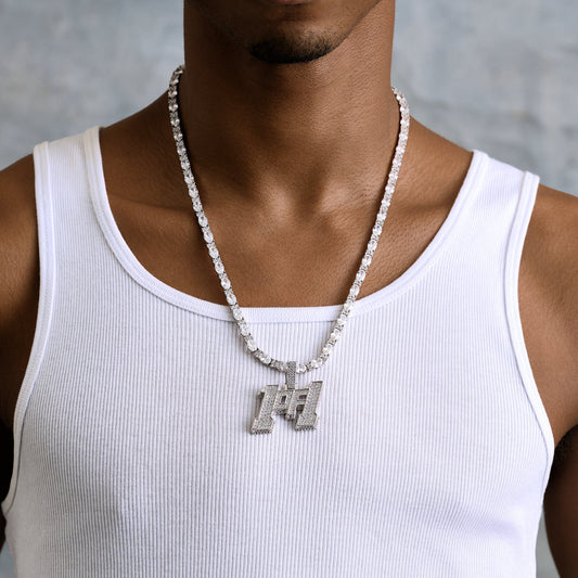 1of1 Pendant in White Gold