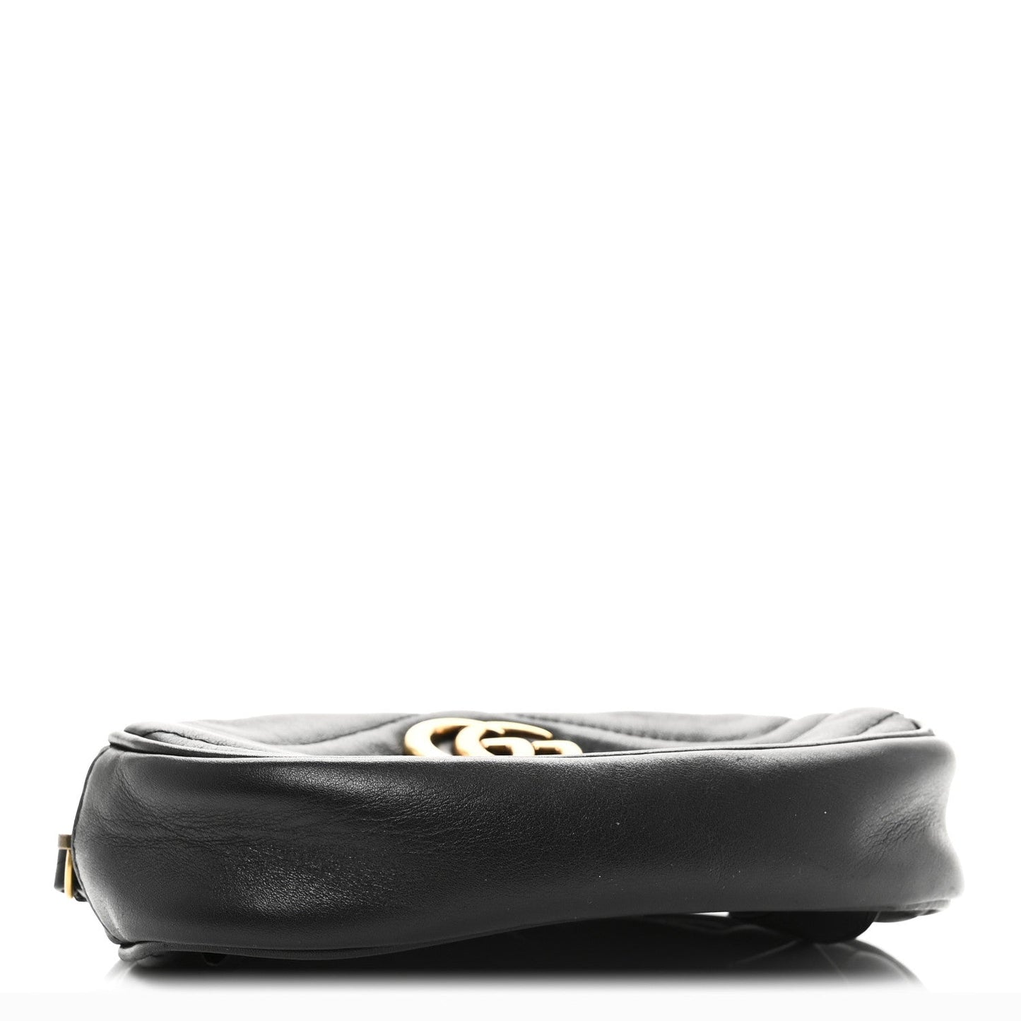 Calfskin Matelasse GG Marmont Belt Bag 95 38 Black