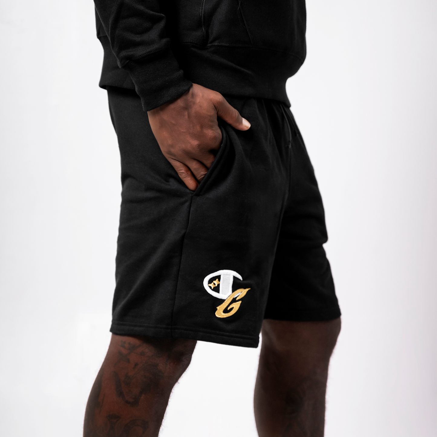 GLD X Champion Powerblend? Fleece Shorts