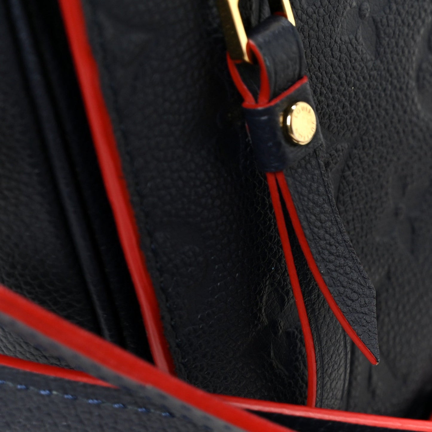 Empreinte Pochette Metis Marine Rouge