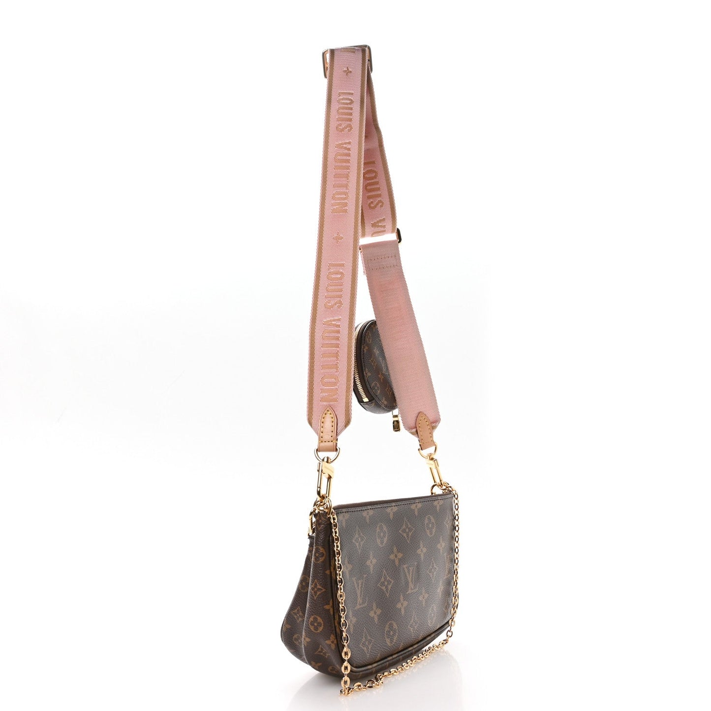 Monogram Multi Pochette Accessories Rose Clair
