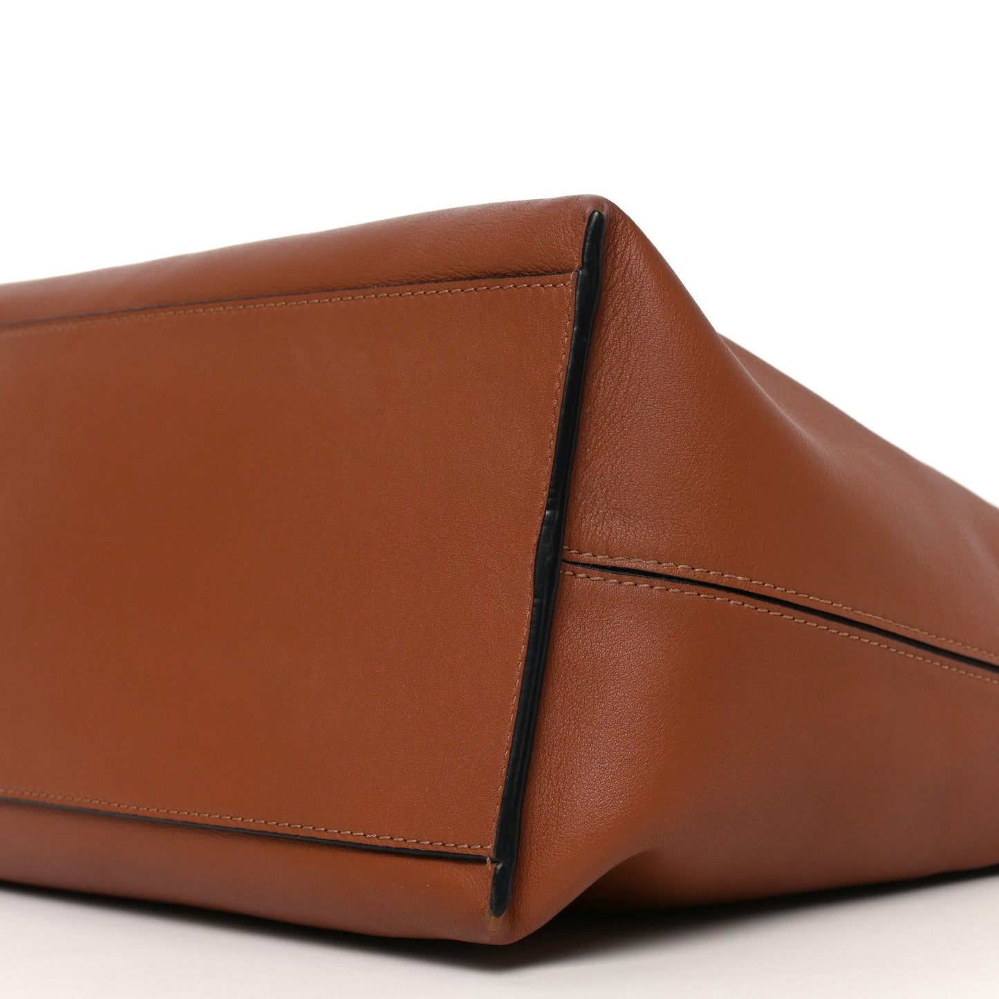 Supple Smooth Calfskin Jacquard Cubi Crossbody Bag Tan