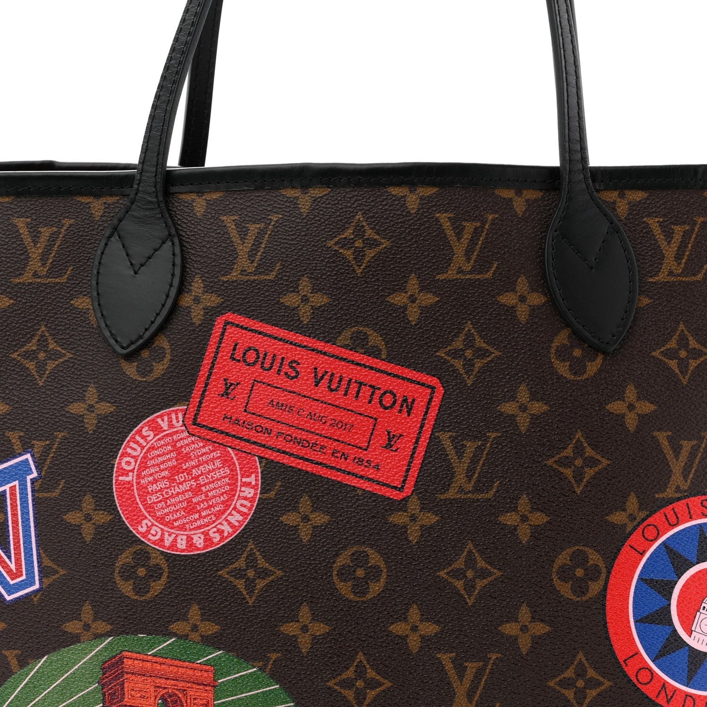 Monogram My LV World Tour Neverfull MM