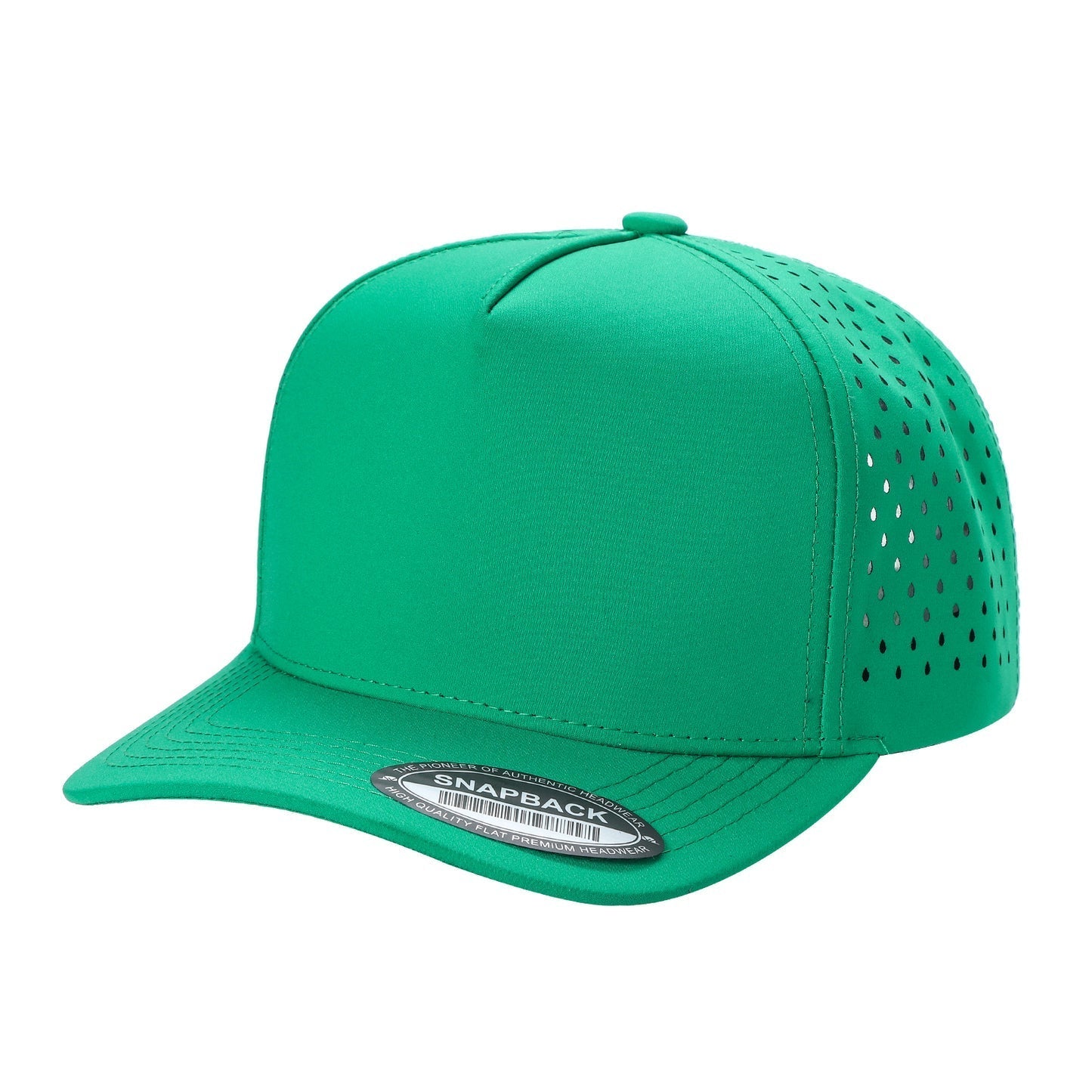 Unbranded 5 Panel Perforated Laser Mesh Hat Waterproof Cap
