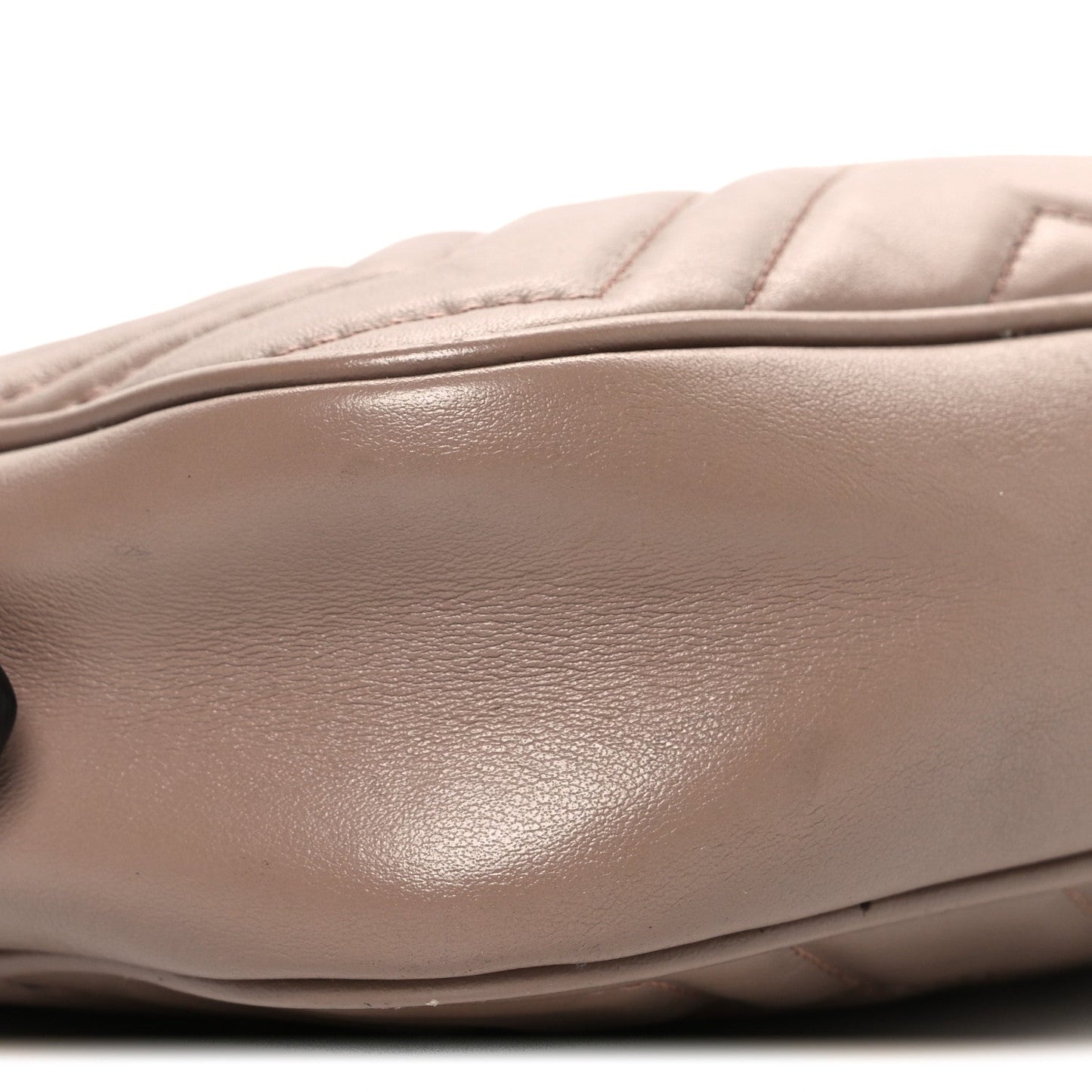 Calfskin Matelasse Mini GG Marmont Chain Shoulder Bag Porcelain Rose