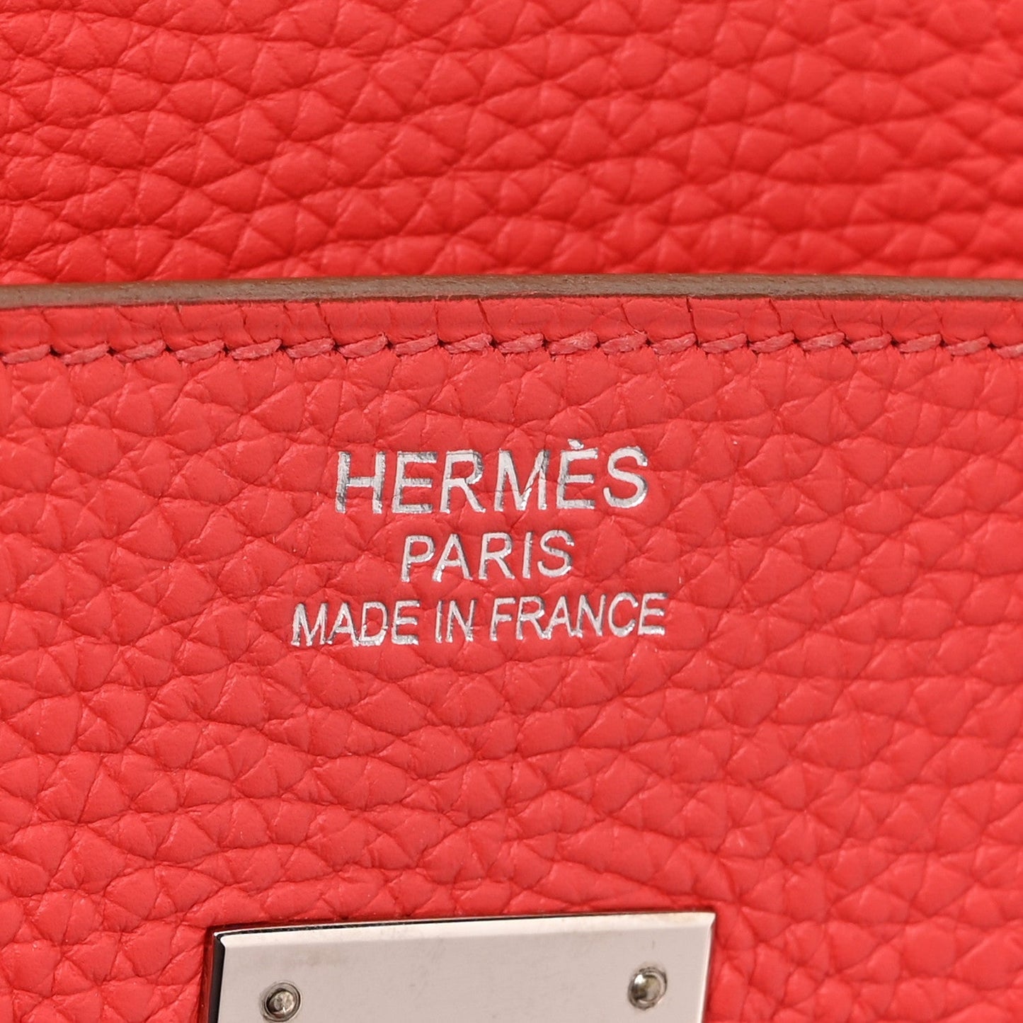 Togo BIRKIN 35 Rouge Pivoine