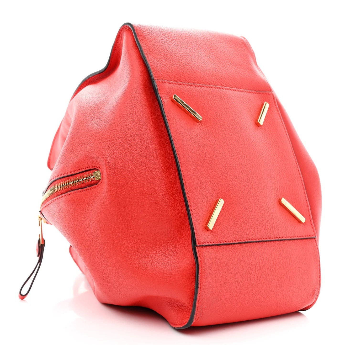 Calfskin Small Hammock Shoulder Bag Scarlet Red