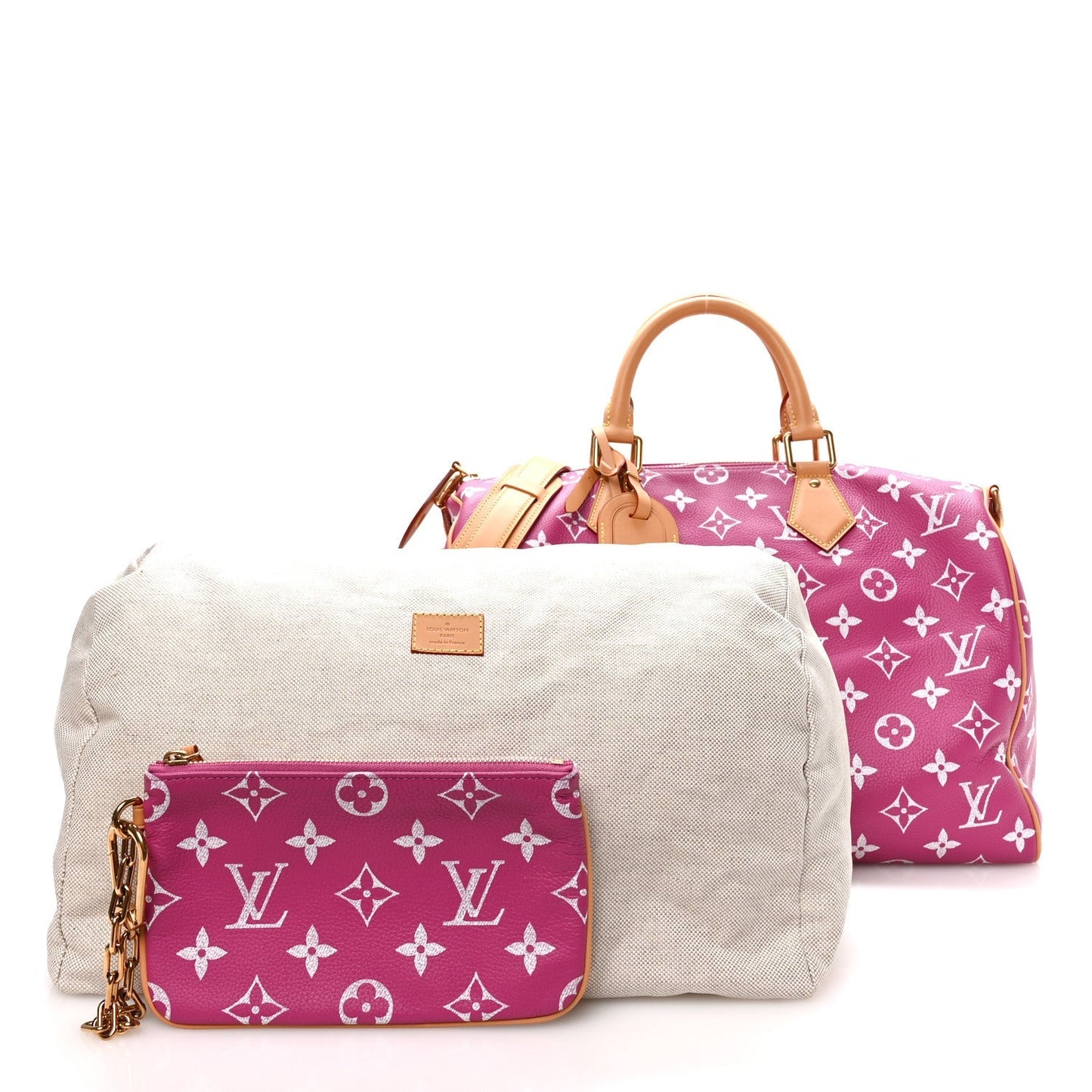 Calfskin Monogram Speedy P9 Bandouliere 40 Agate