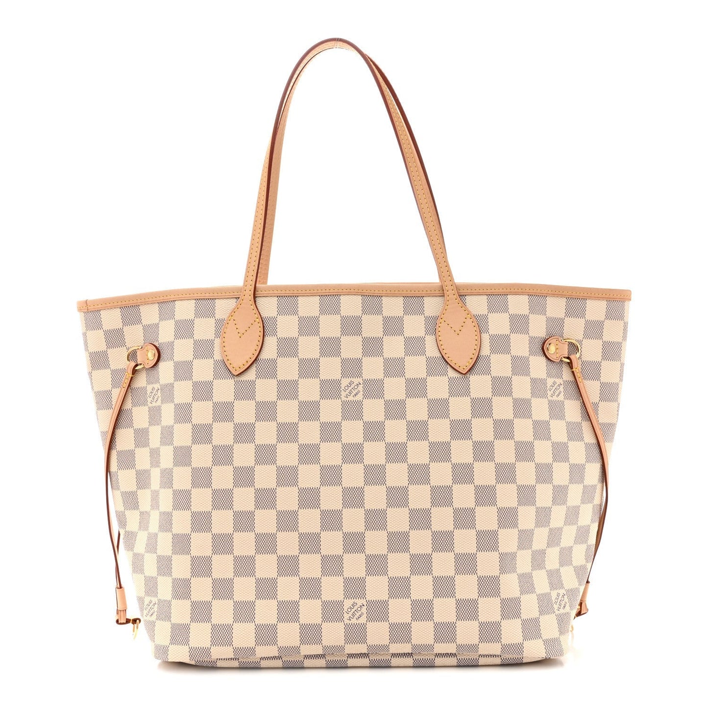Damier Azur Neo Neverfull MM Rose Ballerine