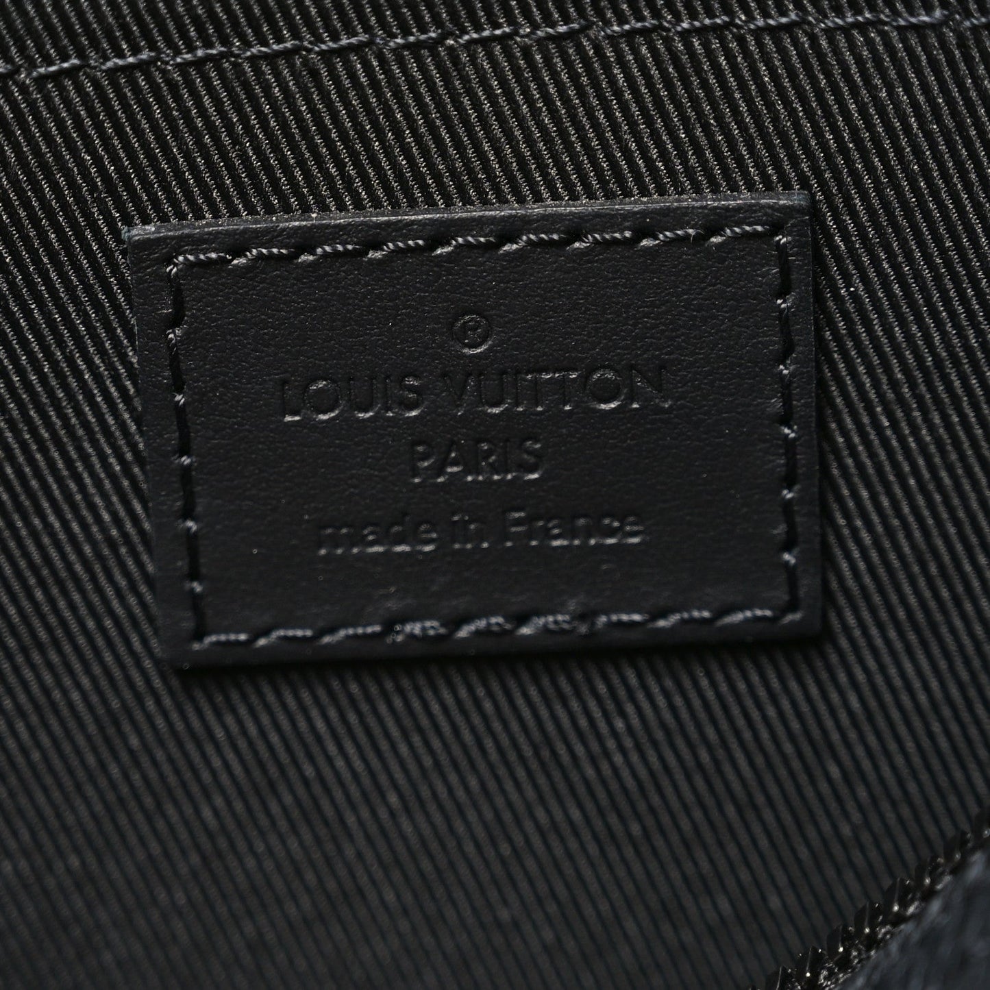 Grained Calfskin Aerogram City Keepall Black