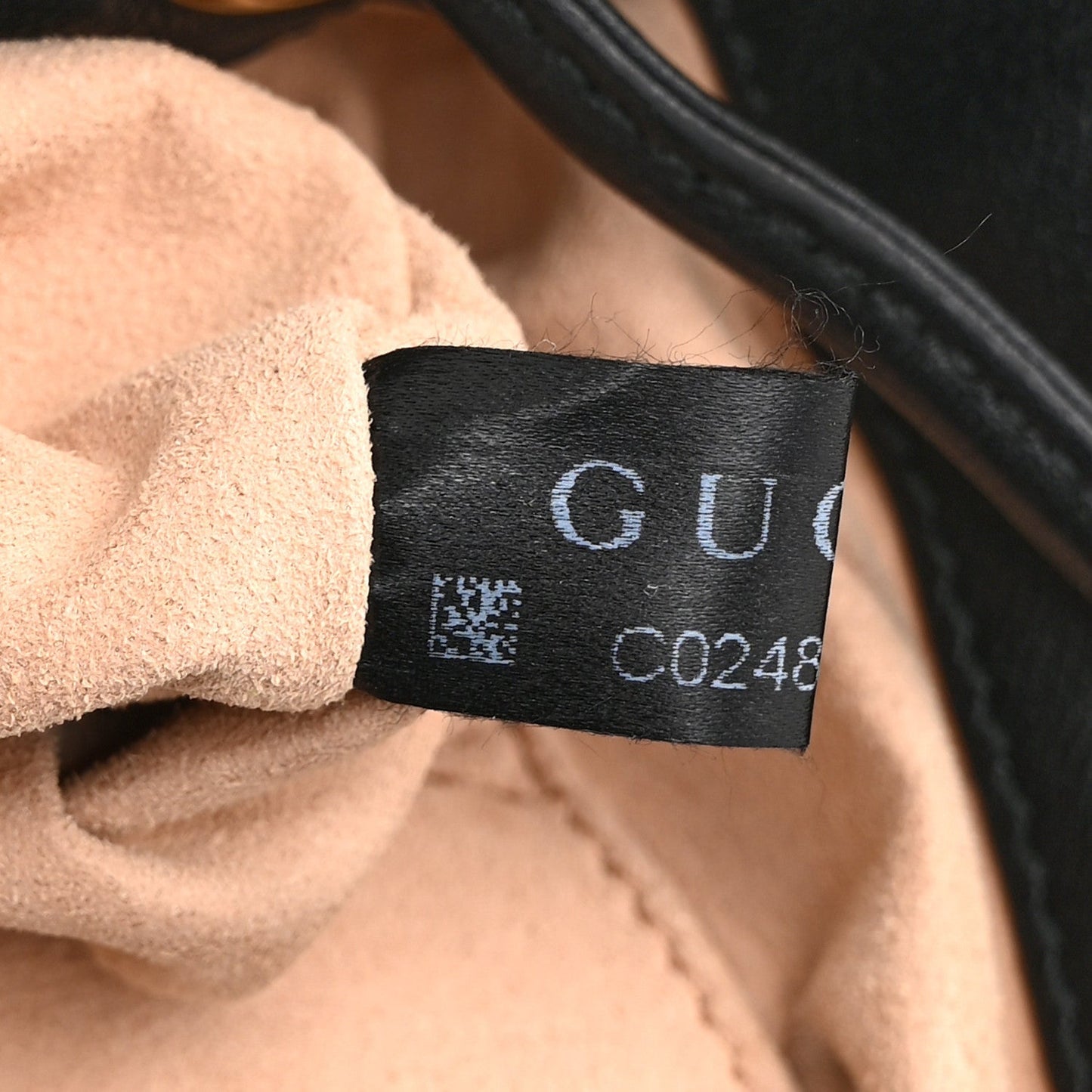 Calfskin Matelasse GG Marmont Flap Backpack Black