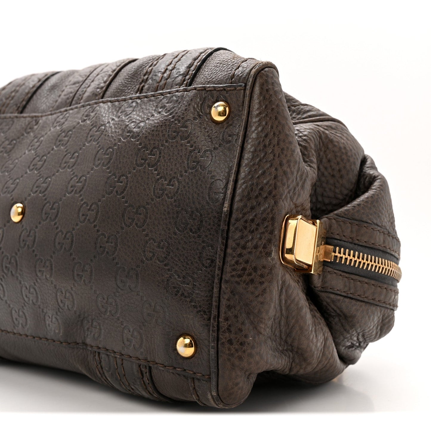 Guccissima Aviatrix Medium Boston Chocolate