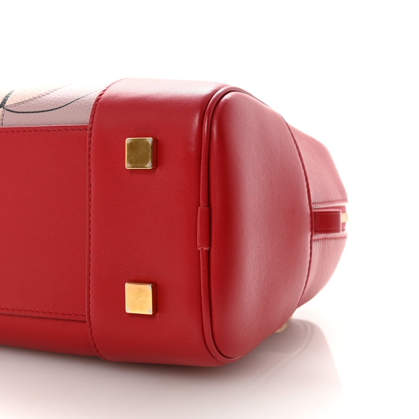 X SPIRITED AWAY Calfskin Bo Mouse Amazona 19 Red