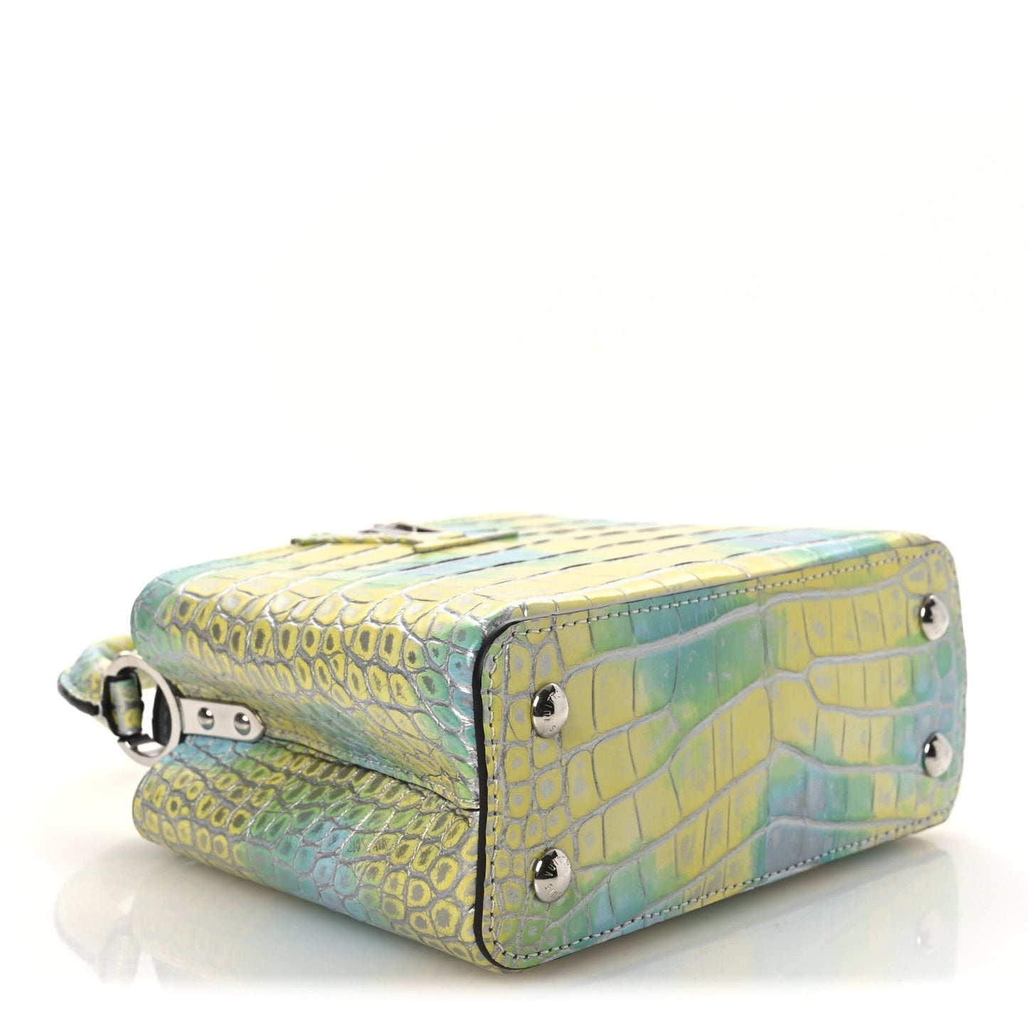 Crocodile Mini Capucines  Yellow Blue