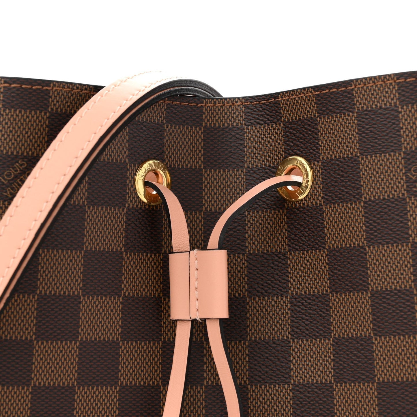 Damier Ebene Neonoe MM Venus Pink