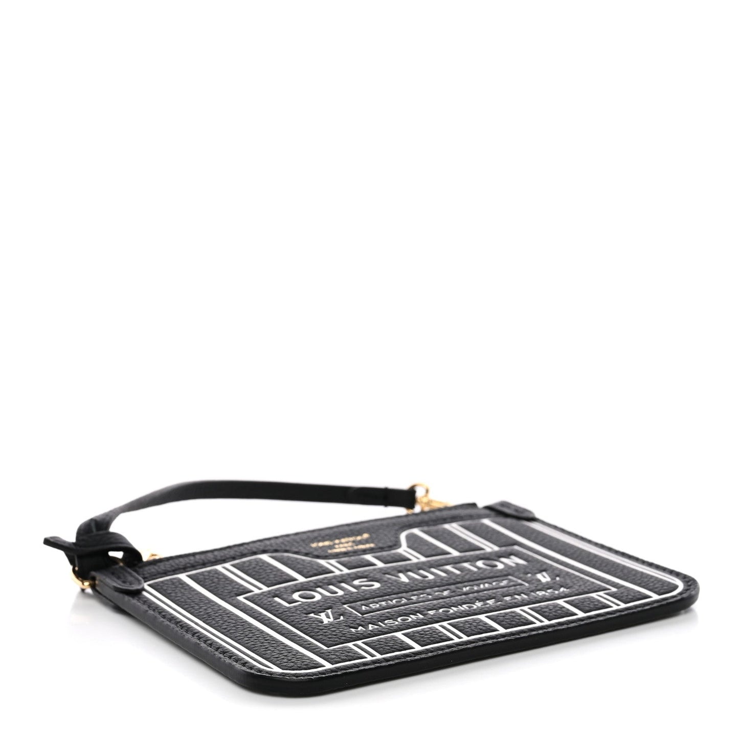 Calfskin Neverfull Inside Out BB Pochette Black
