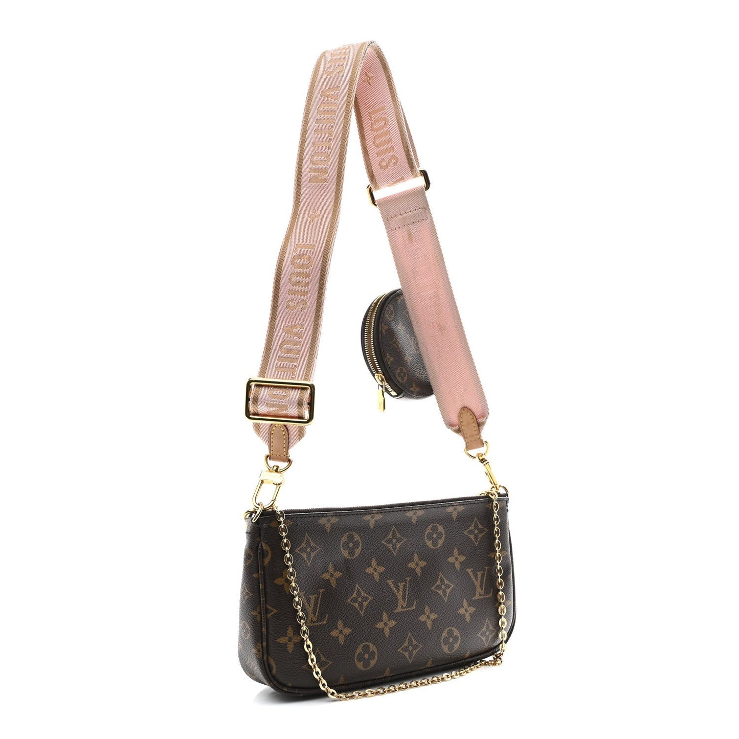 Monogram Multi Pochette Accessories Rose Clair