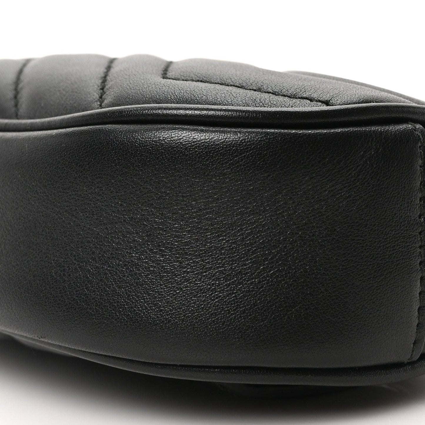 Calfskin Matelasse GG Marmont Belt Bag 95 38 Black