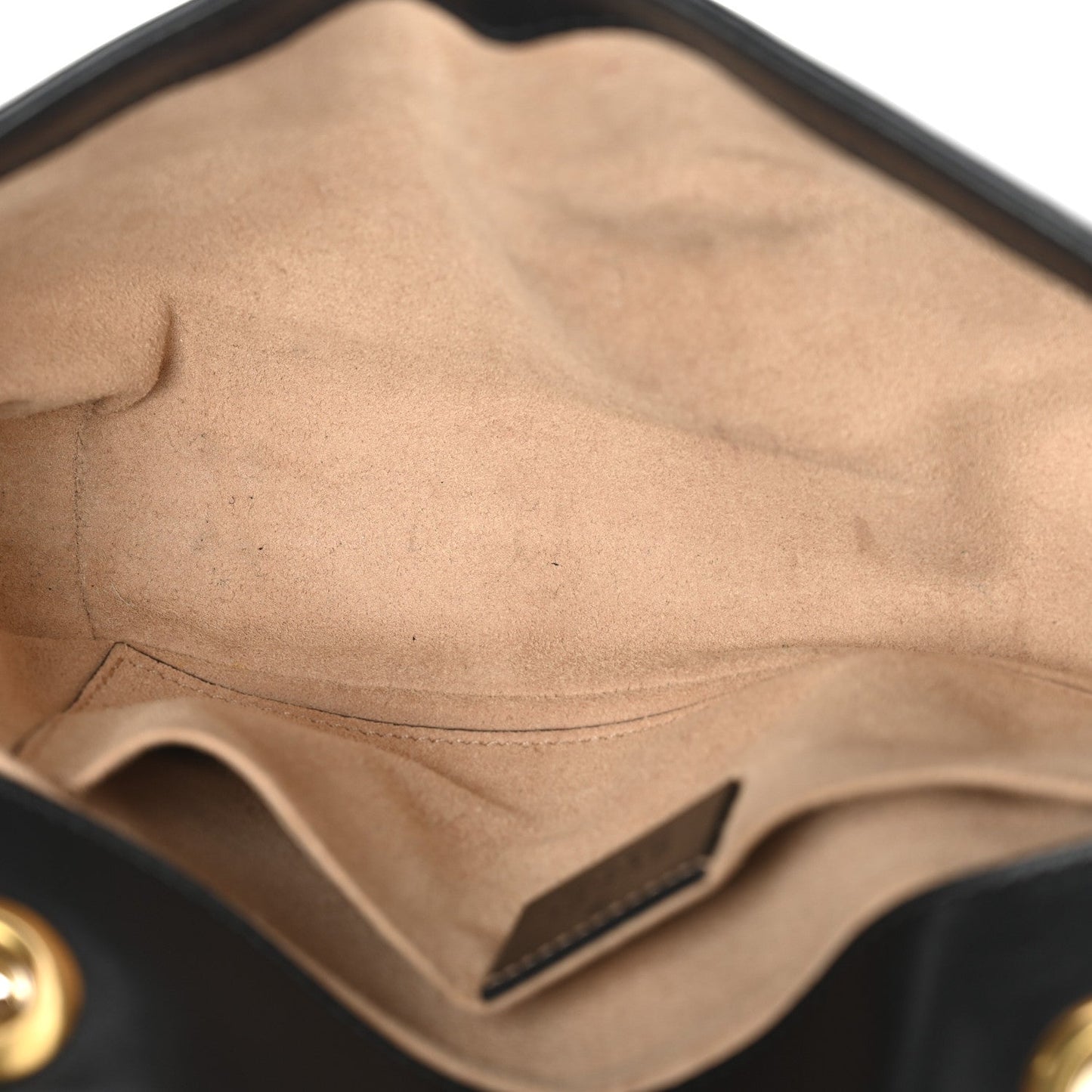 Calfskin Matelasse Mini GG Marmont Shoulder Bag Black