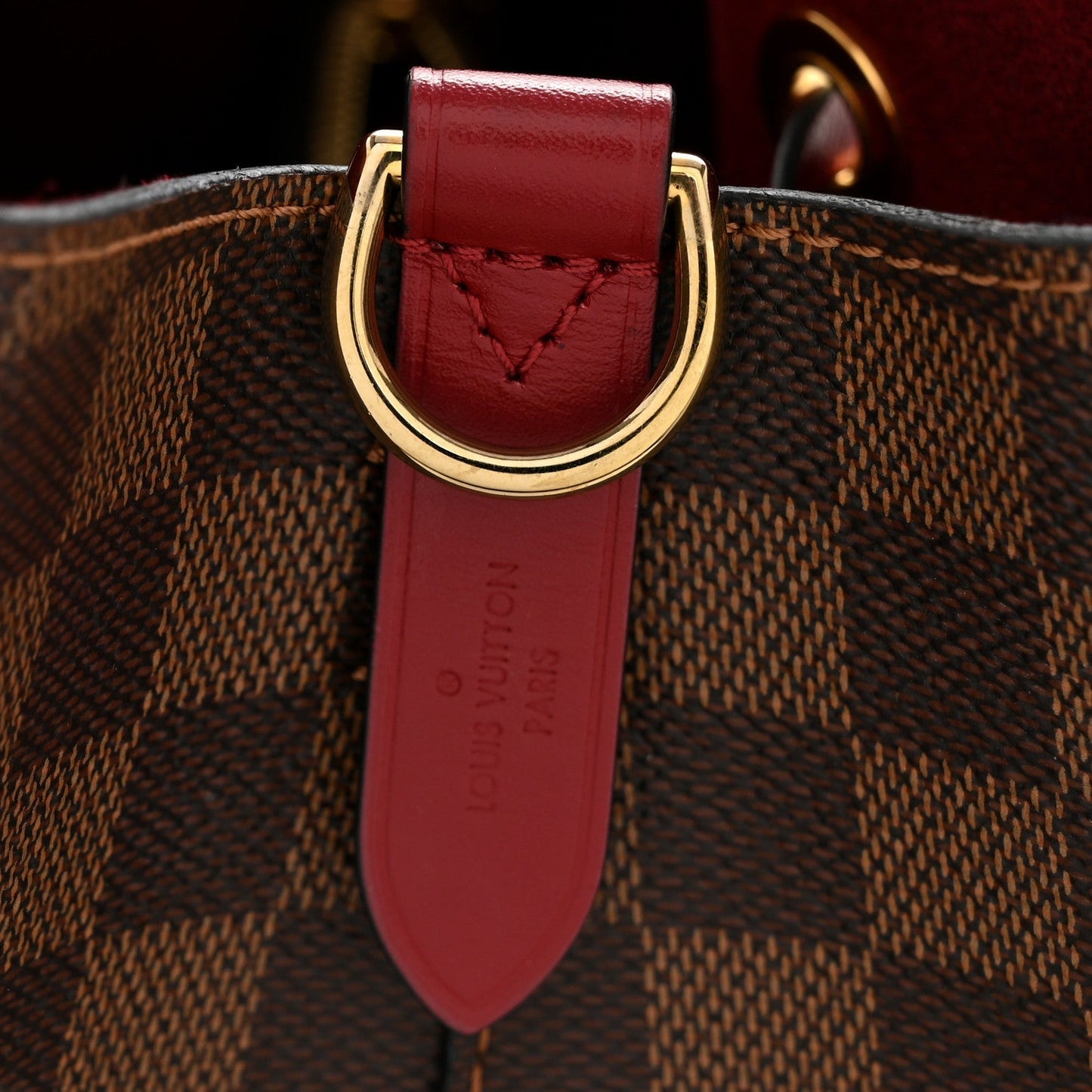 Damier Ebene Neonoe MM Cherry Berry