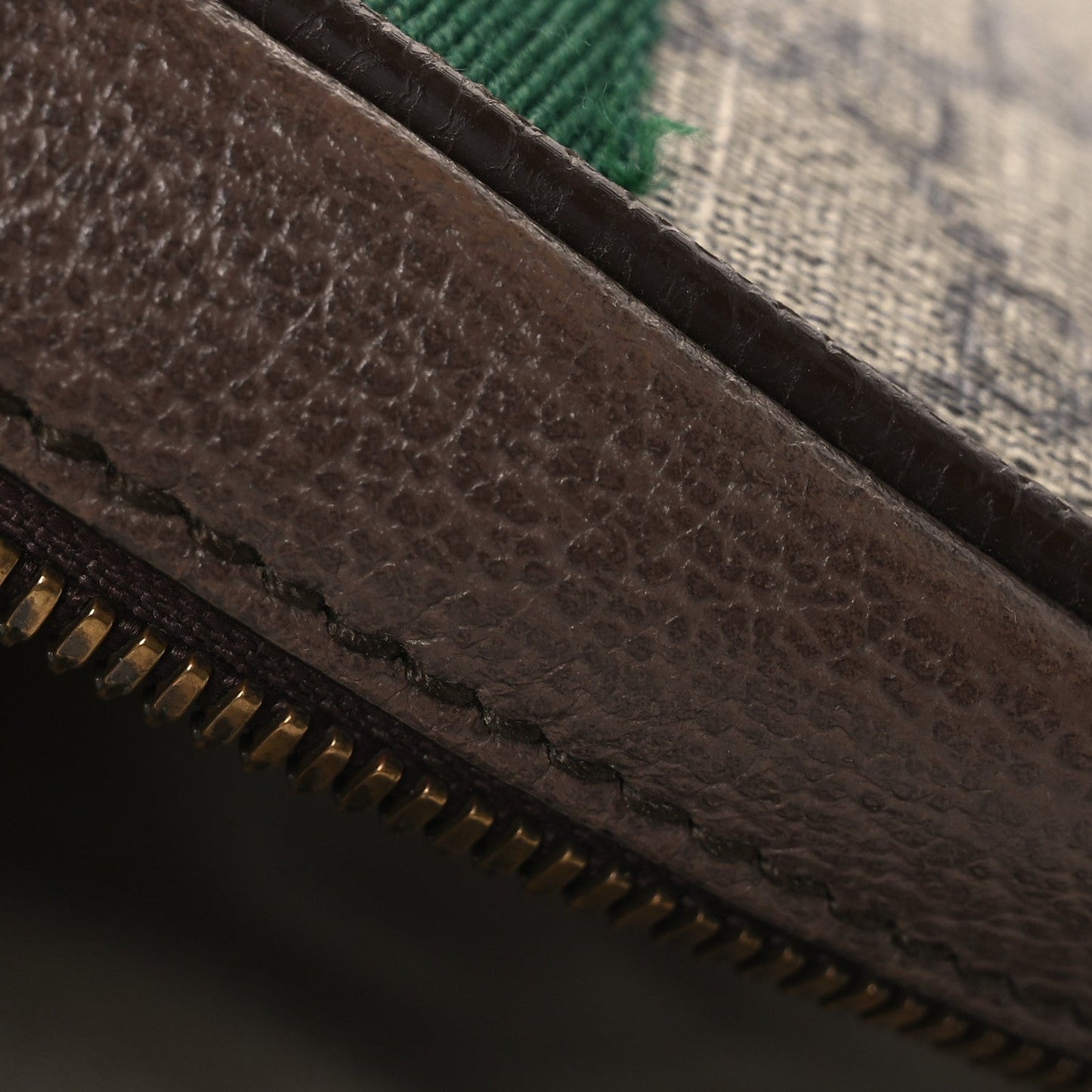 GG Supreme Monogram Web Mini Ophidia Messenger Brown