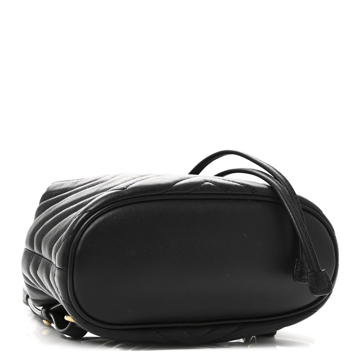 Calfskin Matelasse GG Marmont Flap Backpack Black
