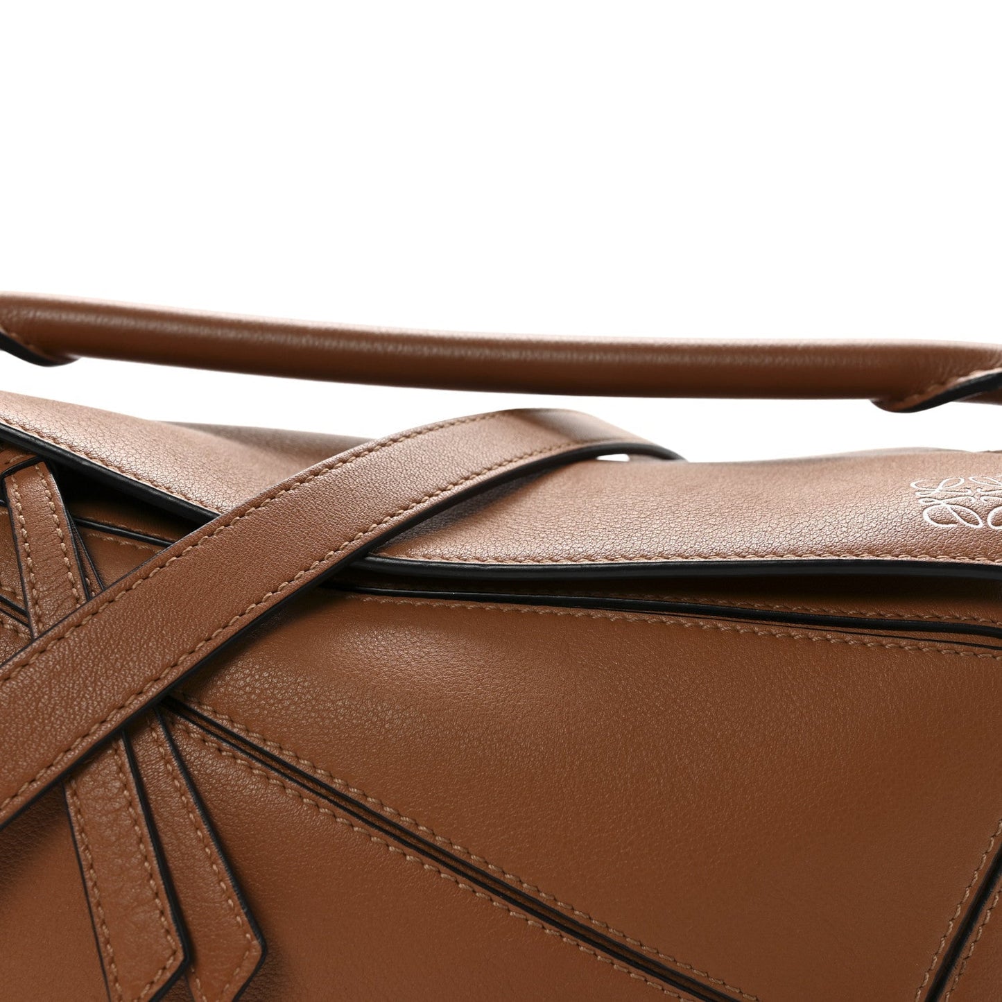 Calfskin Small Puzzle Bag Tan