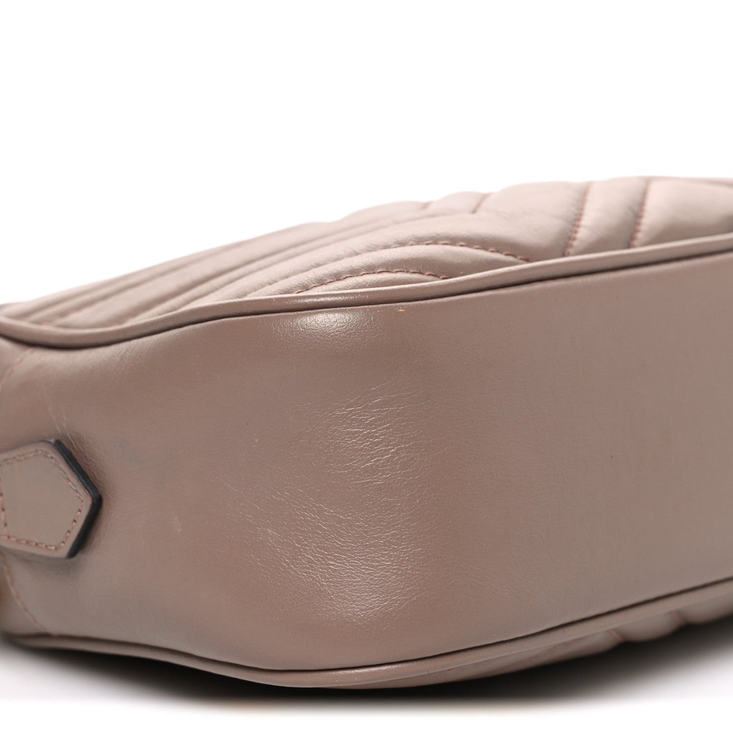 Calfskin Matelasse Small GG Marmont Chain Shoulder Bag Porcelain Rose
