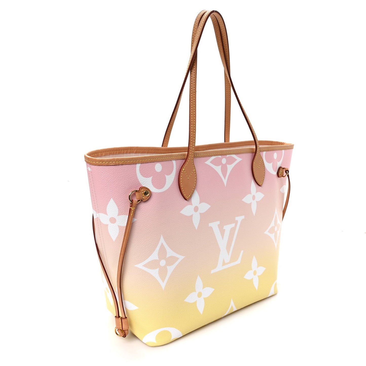 Monogram Giant By The Pool Neverfull MM Light Pink