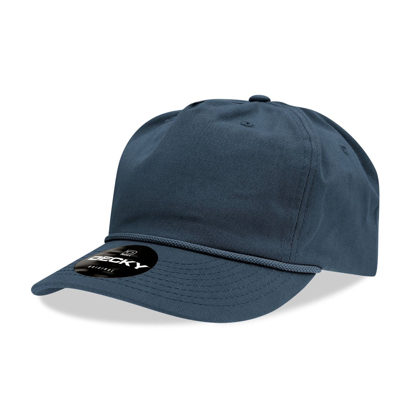 Decky 252 Classic 5-Panel Golf Cap with Rope - Blank
